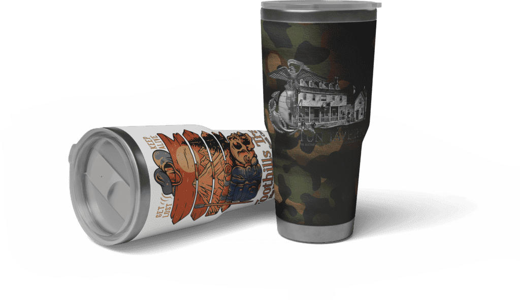 USMC Tumbler print on demand image