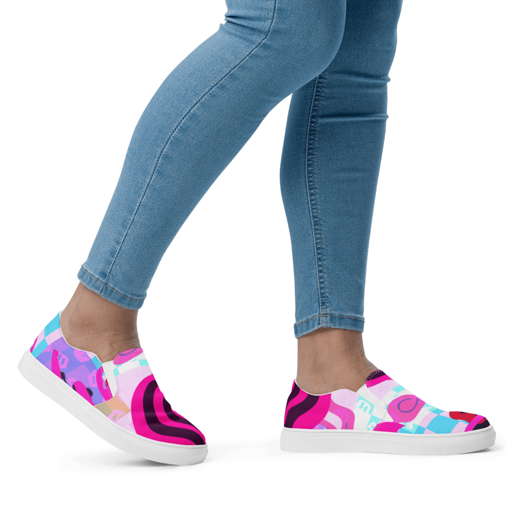 Live Free Women’s slip-on canvas shoes - Image 3