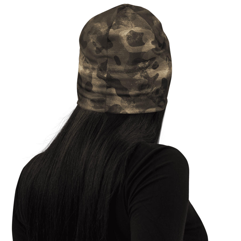 Camo All-Over Print Beanie - Image 2