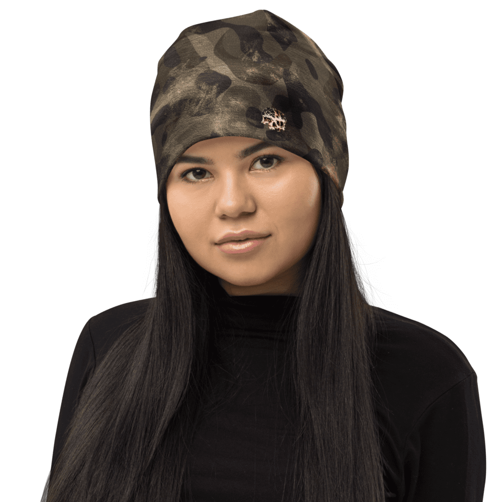 Camo All-Over Print Beanie