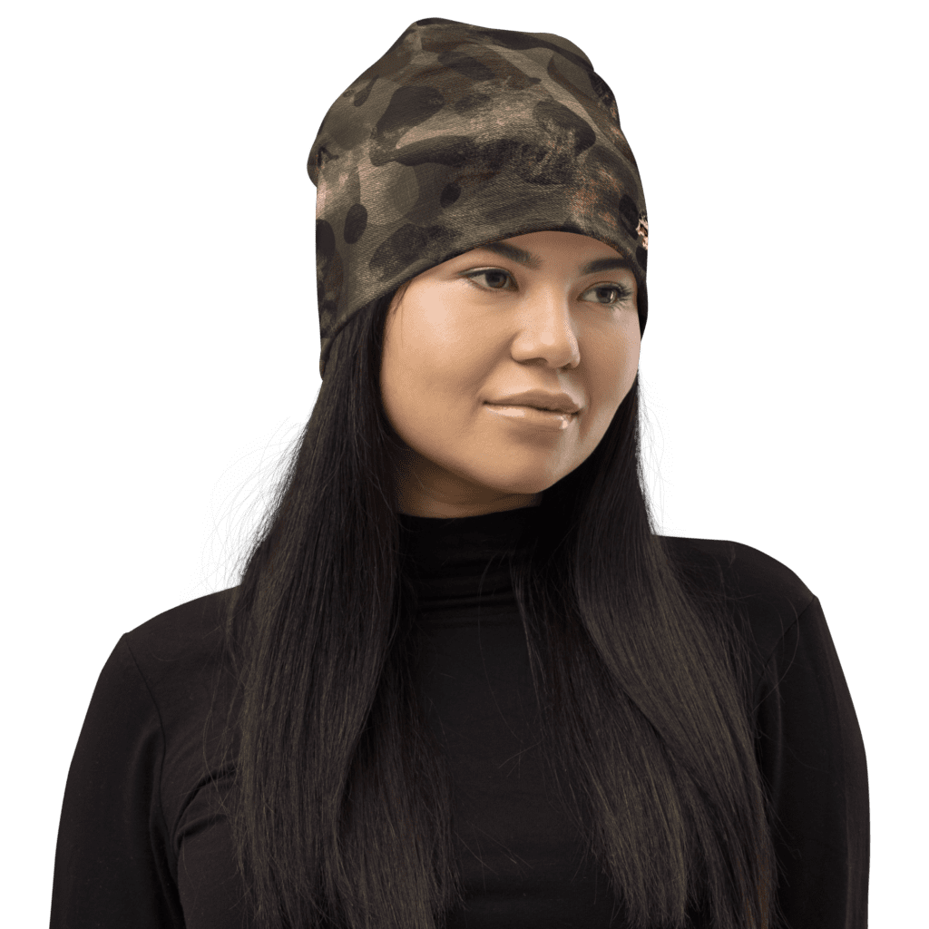 Camo All-Over Print Beanie - Image 3