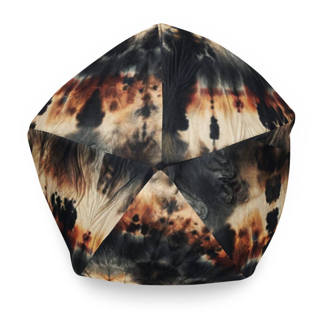 camo tie dye beanie