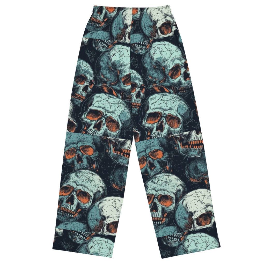 Skulls wide-leg pants - Image 2